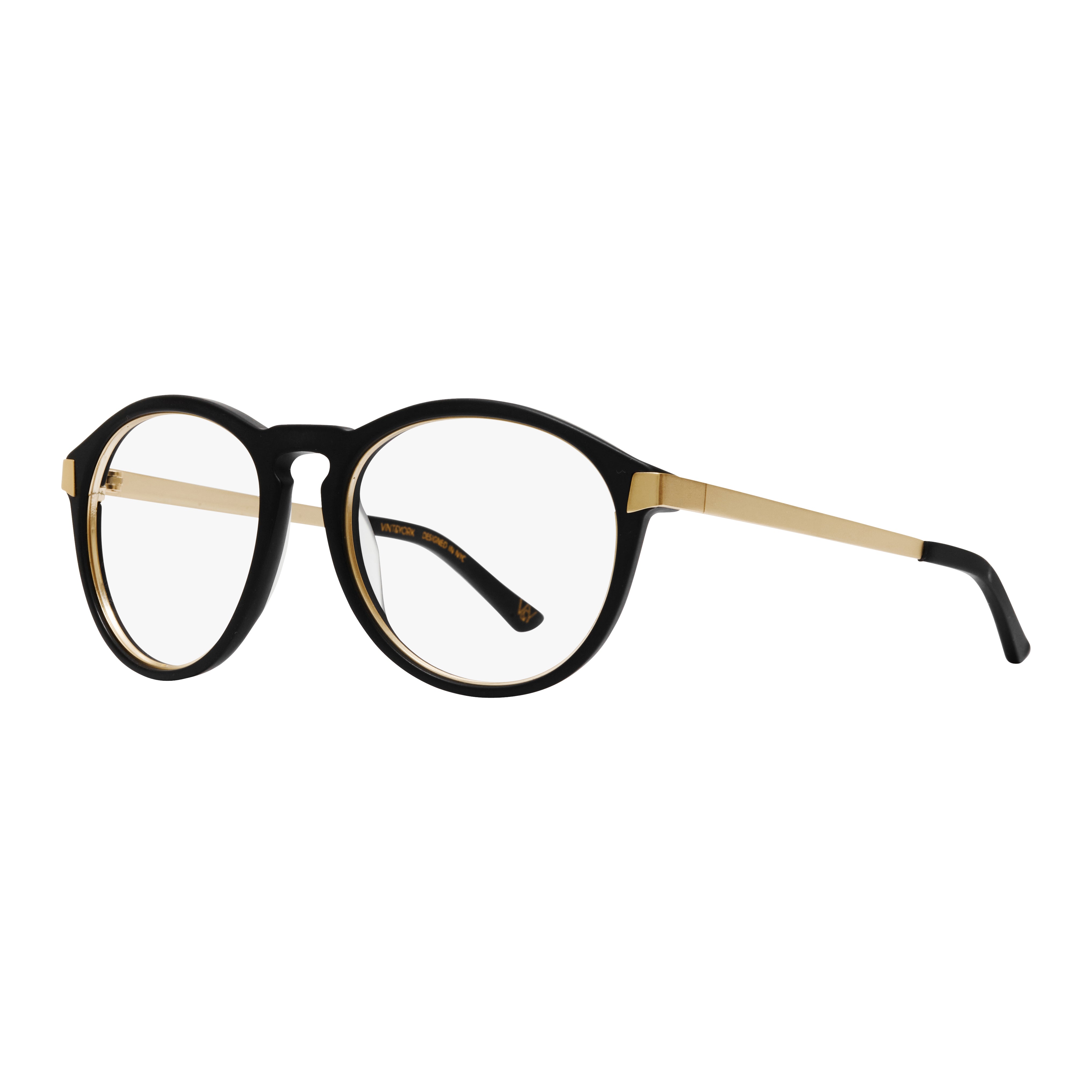 Matte Carbon Black with Gold Lining sde