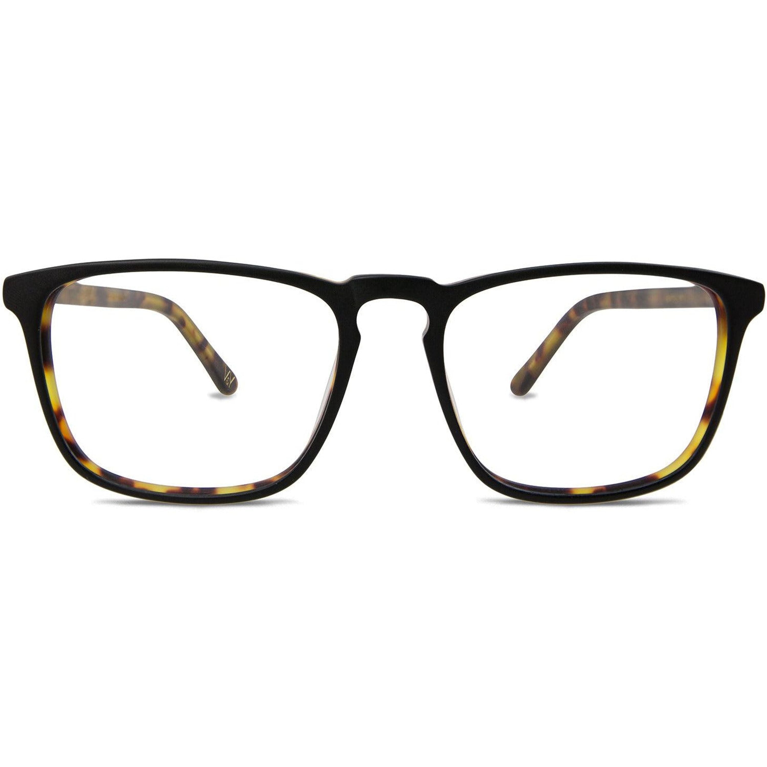 Matte Black & Walnut Tortoise-look