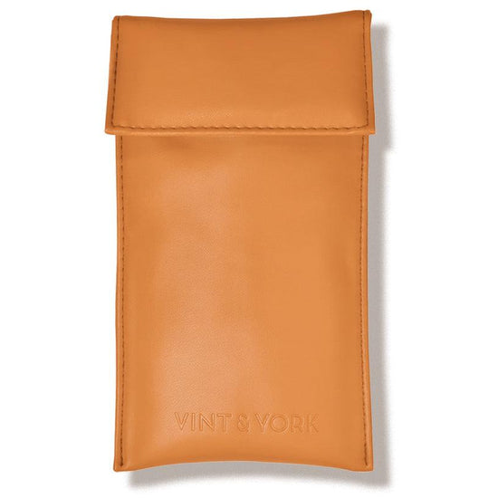 POUCH IN LUGGAGE BROWN from Vint & York